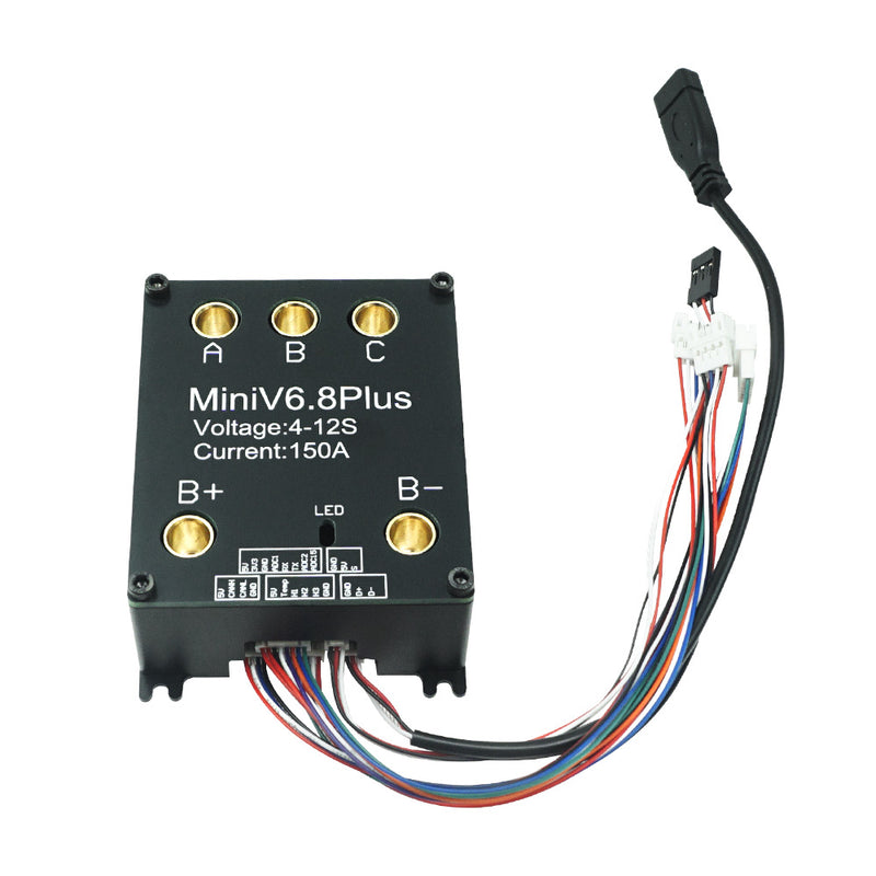 MAXKGO MINIV6.8 MINI V6.8 Plus 60V 100A 150A With Heatsink For DIY Eboard Scooter Ebike Go-Kart  Robotics Speed Controller Electronic Speed Controller ESC Controller For Brushless Motor