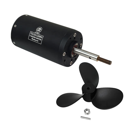 Flipsky Fully Waterproof Brushless DC 75133 Motor 120KV 6600W For Surfing Boat Underwater Thruster | Efoil | Ejet boards | Hydro | Electric Surfboard