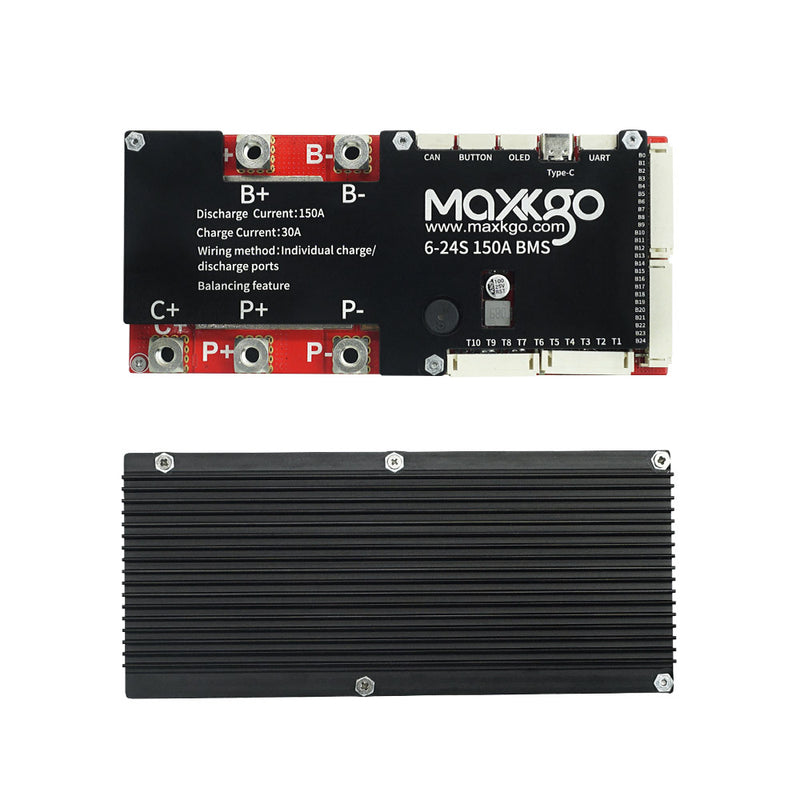 MAXKGO 6S-24S 150A Smart VESC-Compatible with BlueTooth Lithium Battery BMS Protection Board For E-scooter / E-car / E-bike / E-skateboard