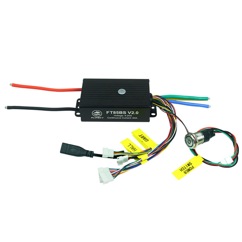 FT85BS V2.0 ESC With Aluminum Case NON-VESC For Electric Skateboard Scooter Ebike Speed Controller Motorcycle Robotics