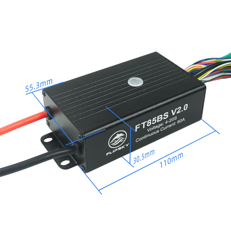 FT85BS V2.0 ESC With Aluminum Case NON-VESC For Electric Skateboard Scooter Ebike Speed Controller Motorcycle Robotics