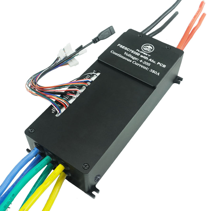 Flipsky FSESC 75350 84V 800A Peak ESC Vesc Controller With Alu PCB Water Cooling Enclosure For E-Foil Fighting Robot