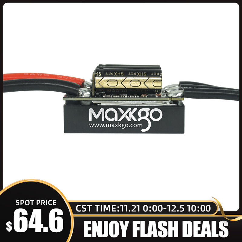 MAXKGO MINIV6.8 60V 100A with heatsink | For DIY Eboard / Scooter / Ebike / Go-Kart / Robotics | Speed Controller / Electronic Speed Controller / esc controller for Brushless Motor