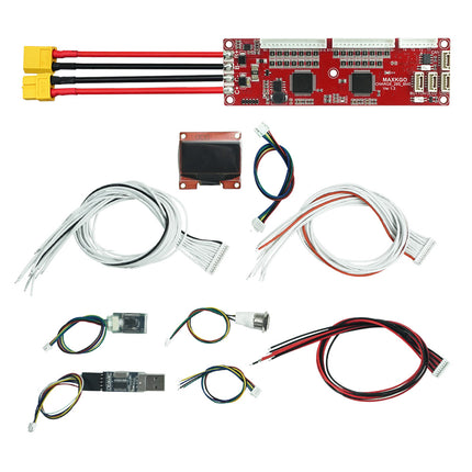 MAXKGO 6S-28S 12A Smart BMS Board Based On VESC Android Bluetooth App Only Charge For Lithium LiFePO4 Battery Protection