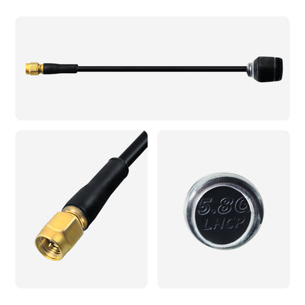 4.9G-6.2G Mushroom Antenna, 5dBi High-Gain for Long Range | Durable & Crash-Resistant | Popular FPV Antenna