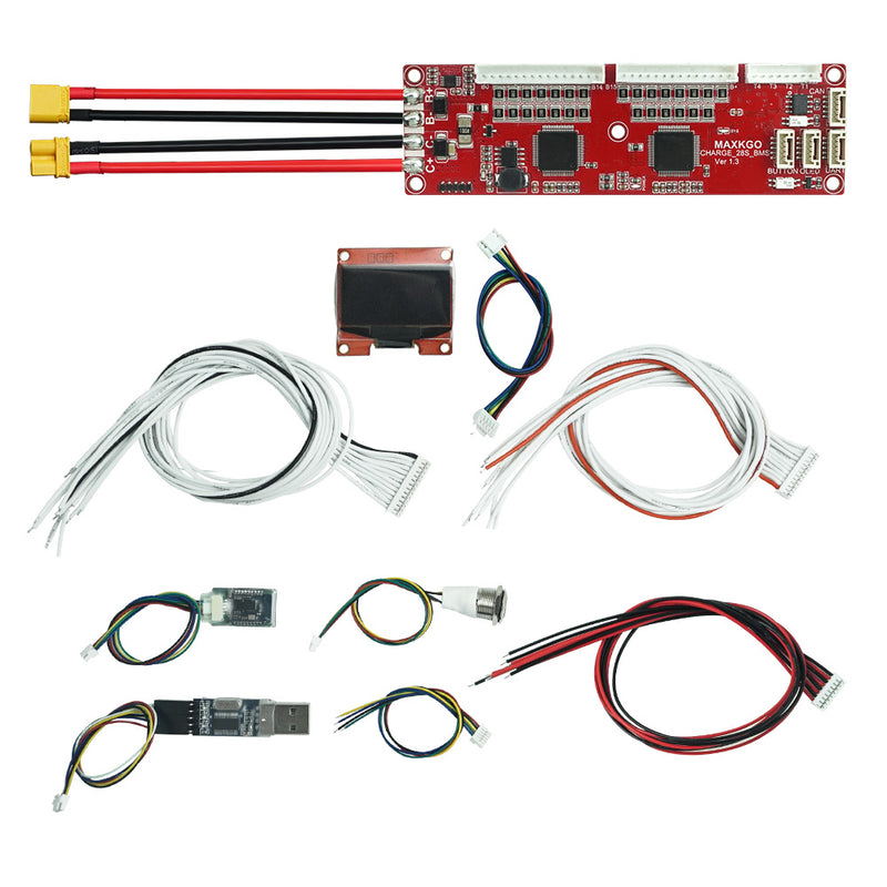 bms with  OLED display LCD screen 