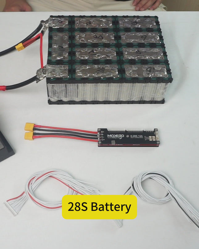 MAXKGO 6S-24S 150A Smart Bluetooth BMS Battery Protection Board LTC6811 UART CAN VESC For Li-ion Lithium Li-ion LiFePO4 Battery