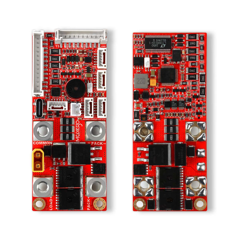 12s battery management system board with discharging protection