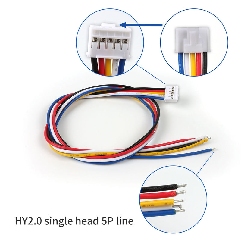 hy2.0 single head 5p line for wiring battery protection board