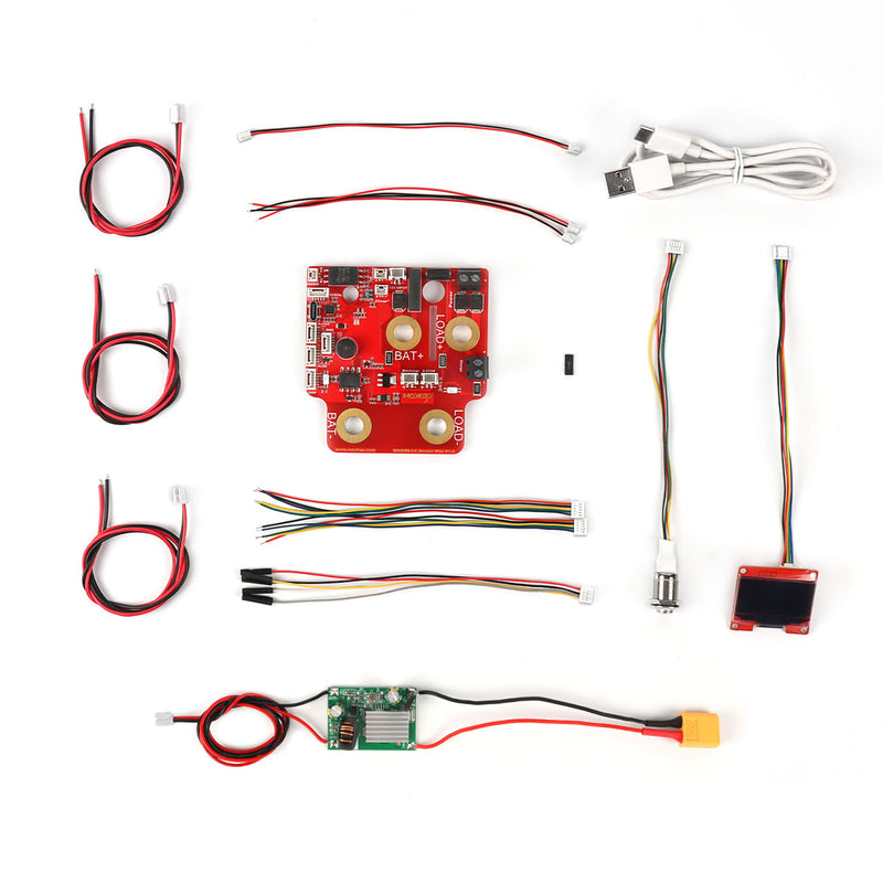 dc-dc step dow power supply module and battery pack circuit protection board package list
