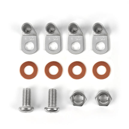 high quality wiring terminal 90° block copper terminal
